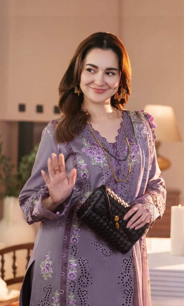SP-JD2680 Lawn Unstitched Embroidered 3pc Suit With Lawn Digital Printed Dupatta - Shaa Posh
