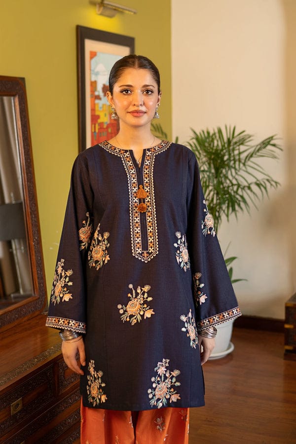 Fully embroidered two-piece lawn suit by Shaa Posh, featuring intricate embroidery on lightweight fabric, ideal for stylish summer wear.