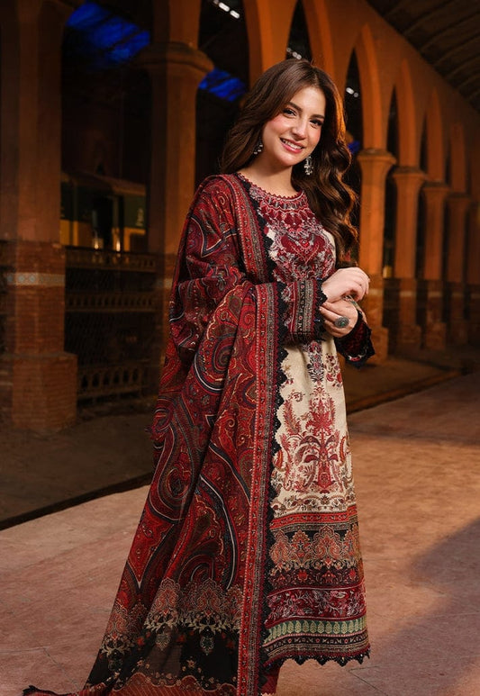 SP-280 Unstitched Digital Printed Lawn Suit 3pc With Digital Printed Lawn Dupatta