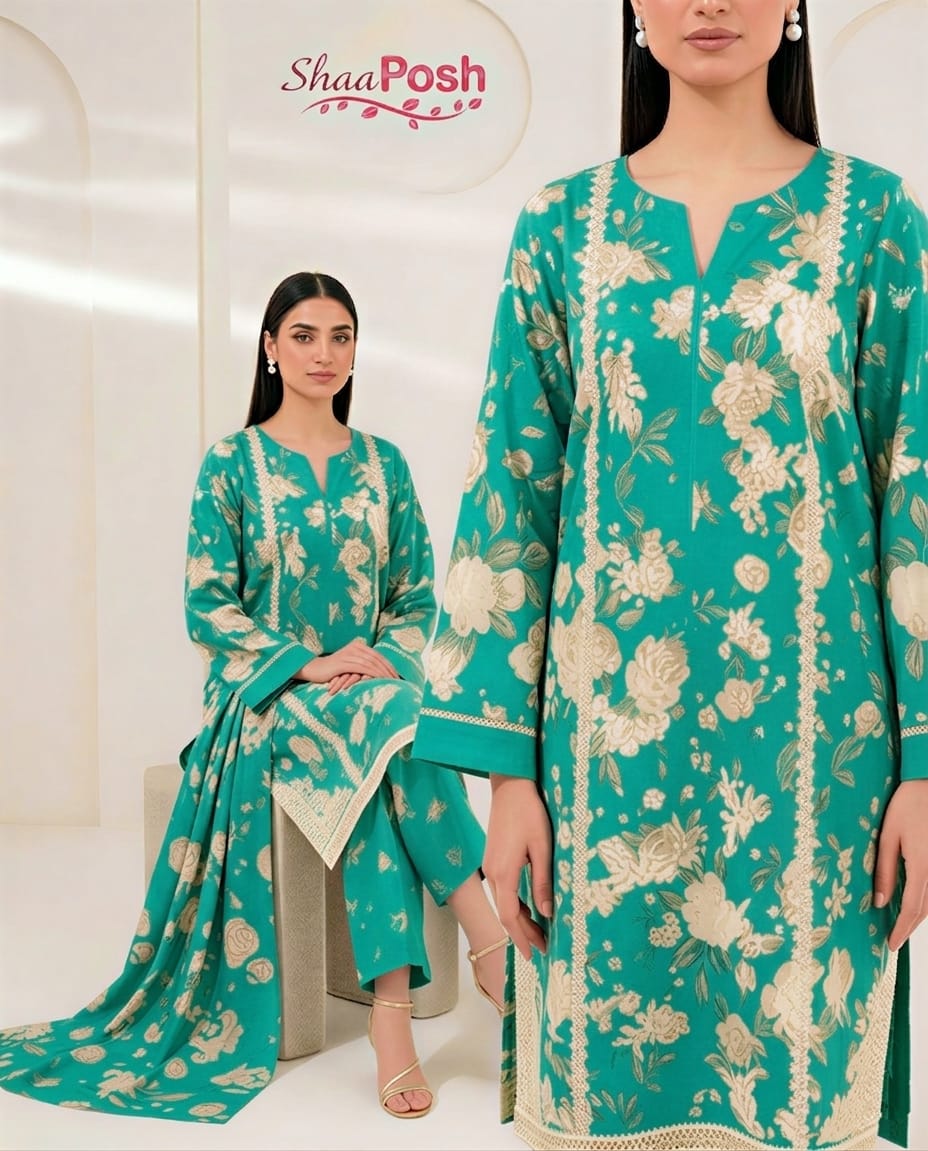 SP-99 Unstitched Digital Printed Lawn Suit 3pc With Digital Printed Lawn Dupatta